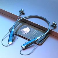 wireless neckband headphones bluetooth earphones magnetic sports running headset ipx5 waterproof light earbuds noise reduction