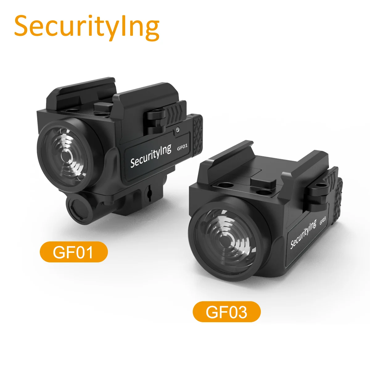 Тактический фонарик SecurityIng 800 люмен быстросъемный USB Перезаряжаемый для рельсов