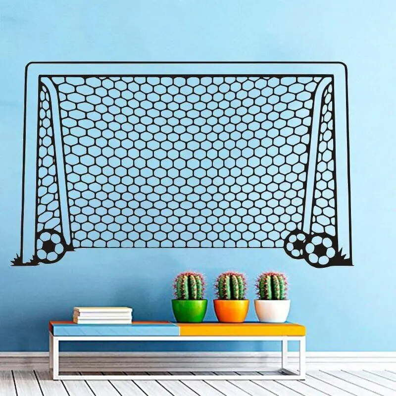 

Soccer Football Wall Sticker Vinyl Art Removable Home Decoration Sport Boy Bedroom Poster Mural Beauty Modern Children LX133