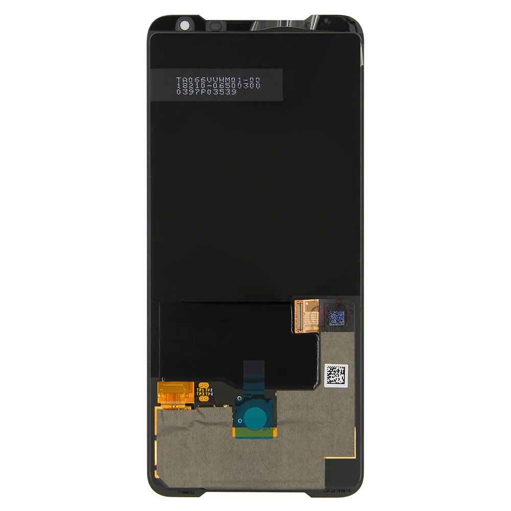 amoled lcd display screen digitizer full assembly for asus rog phone ii zs660kl free tools free global shipping