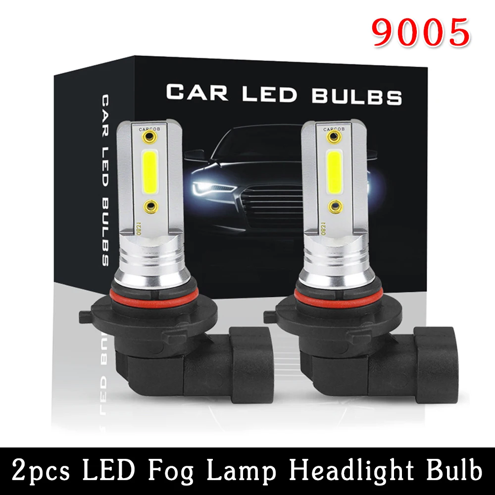 

Parts LED Headlight Replacement 100W White 12V-24V 9005/HB3 Accessories