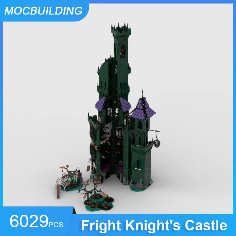 

MOC Building Blocks Fright Knight's Castle & Falcon's Nest Tavern & Tower Keep Center DIY Assemble Brick Children Toys Gifts