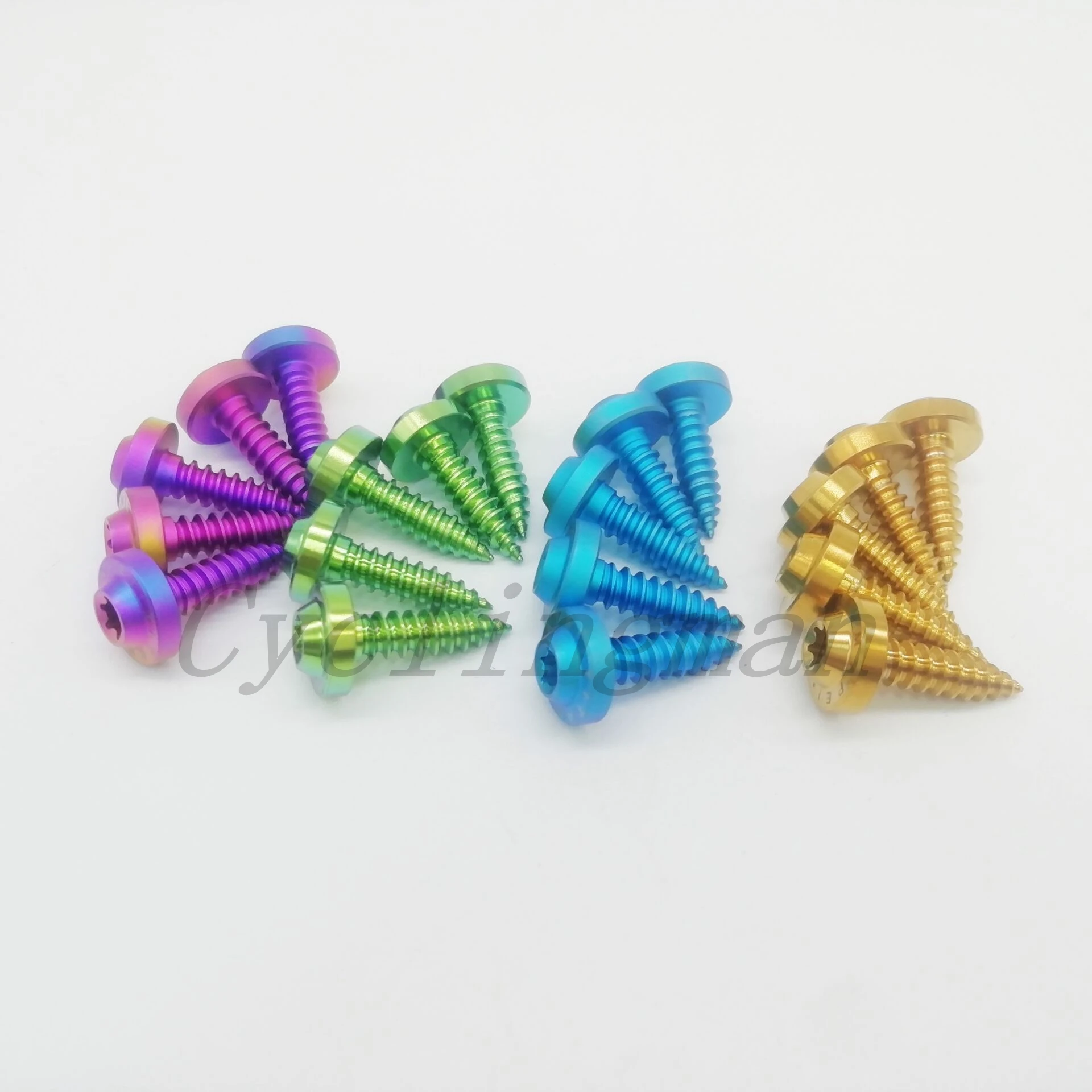 5 шт. титановый болт Ti M5x18 мм саморез GR5 летающая тарелка Torx T25 головка для