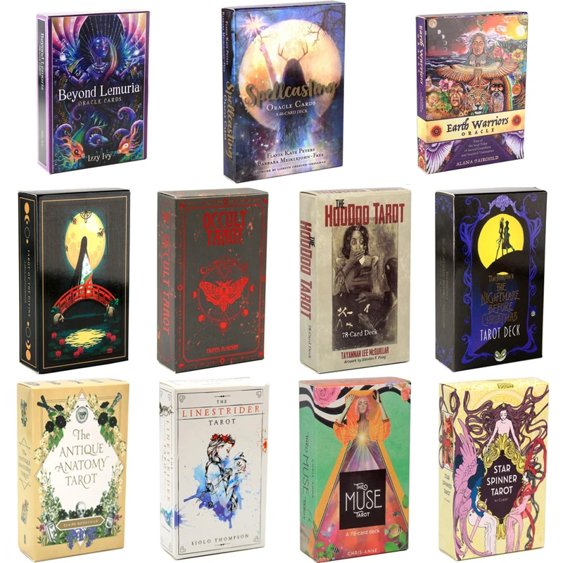 

The Nightmare Before Christ mas Tarot Deck and Guidebook Cards Deck and Card Game Board Game Divination Tell The Future Toy