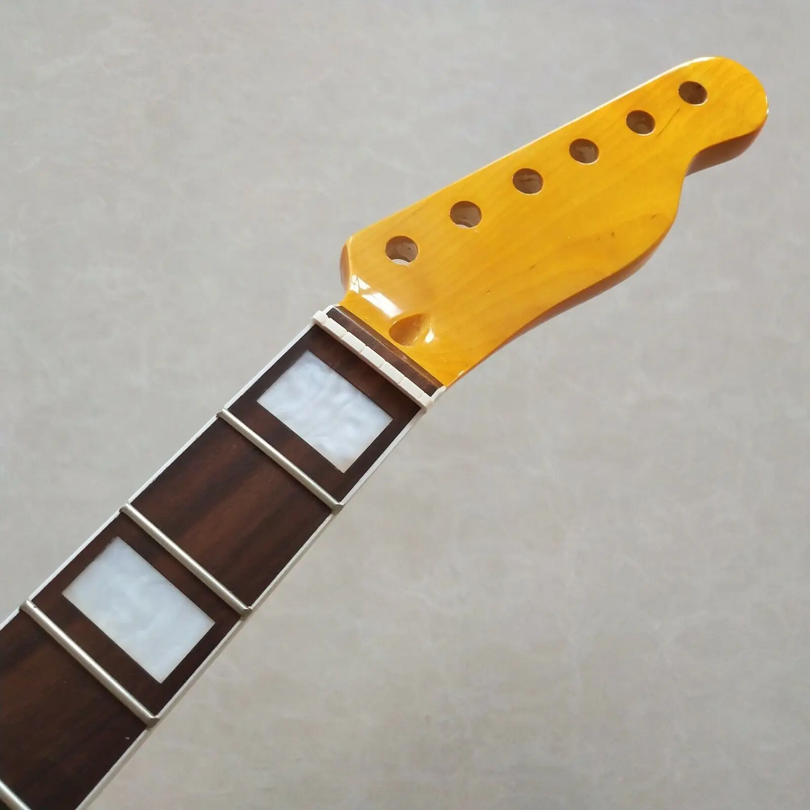 New Electric Guitar Neck 22 Fret 25.5inch Maple Rosewood Fingerboard Block inlay