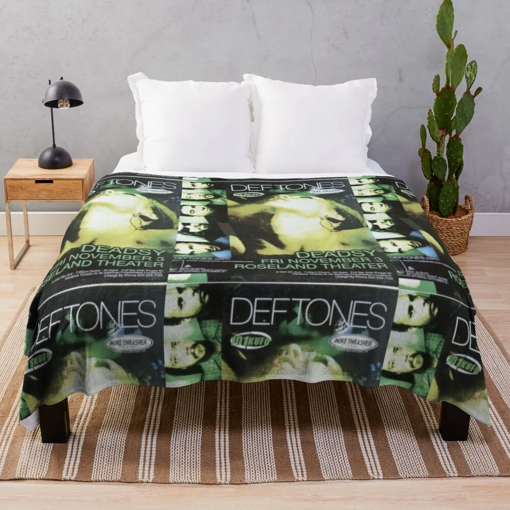 Deftones Shoegaze Nu металлическое промо-деяло многоцелевое роскошное брендовое дорожное