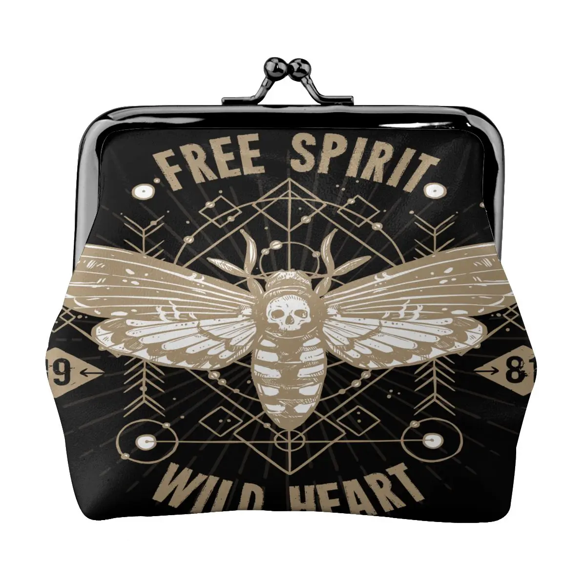 

Модный женский кошелек с бабочкой и надписью Free Spirit дикое сердце, маленький дамский кошелек, женский кошелек, кошелек для монет