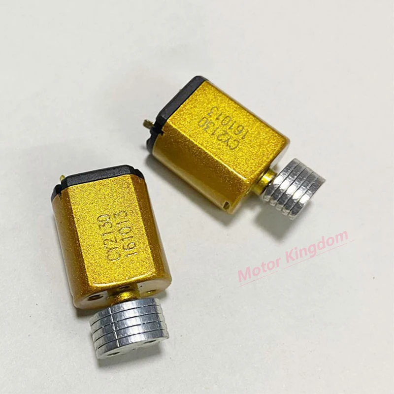 2 шт. золотистый мини 030 вибромотор 1 В постоянного тока 1,5 в 3 в сверхмощный вибрирующий вибратор