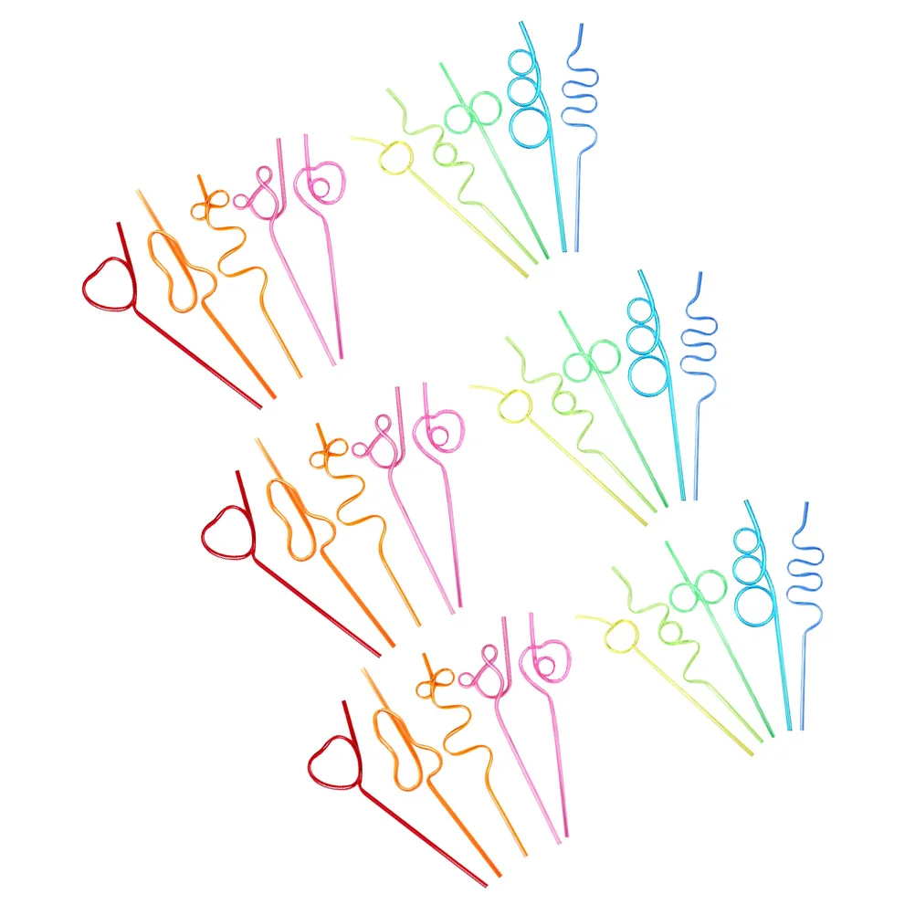 

Hawaii Beach Themed Party Supplies Birthday Straw Reusable Straws Drinks Kids Drinking Fun Crystal Decor