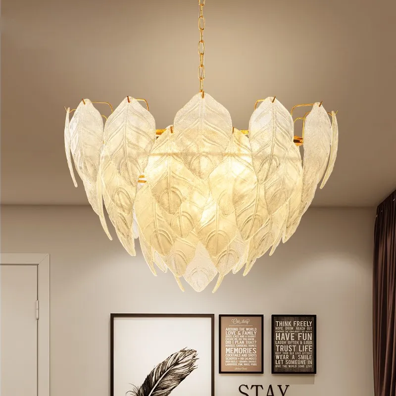 

Nordic style led dining room chandelier post modern personality living room glass lamp creative fashion bedroom lamp