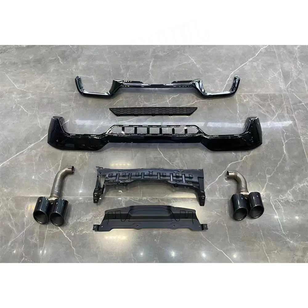 ABS задний бампер диффузор насадки на выхлопную систему для BMW G01 G08 X3 M Sport 2022 +