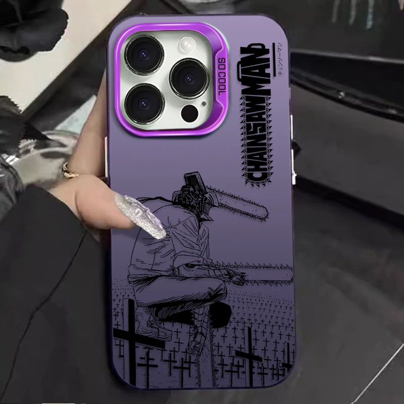 Фото Чехол Cool Anime Chainsaw Man для Samsung Galaxy A24 A33 A34 A14 A13 A23 A55 A15 A35 A25 A05 A05S 5G A54 A53 A32 A52 A52S Cover №5