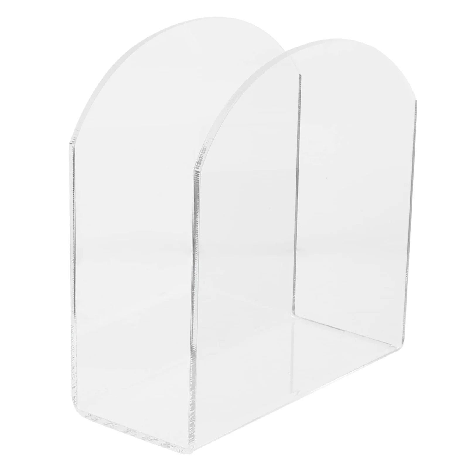 

Прозрачный пластиковый поднос для салфеток, вертикальный держатель для бумажных полотенец для бумажных салфеток, обеденный стол