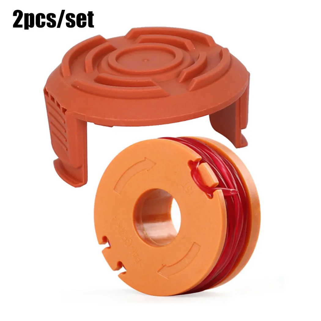 

Line Trimmer Spool Replace Replacement Spool Trimmer 1x2.5m Cap Cover Durable