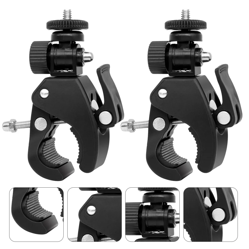 

2pcs Multi-functional Bike On-board Camera Stand Holder Camera Clip Bracket
