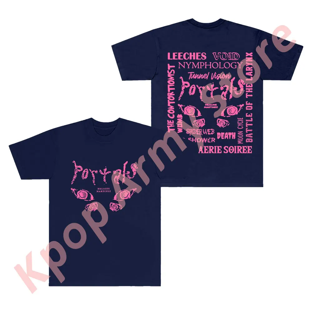 Футболки Melanie Martinez Portals Tour с логотипом летняя футболка для женщин и мужчин модная