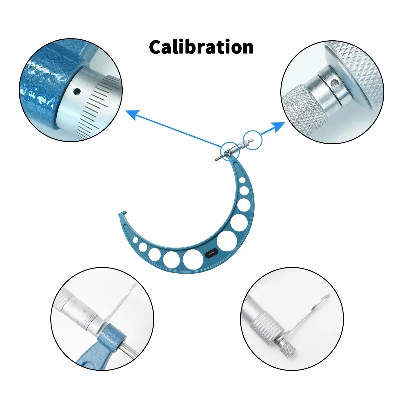 SHAHE 275-300 мм внешний микрометр точная твердосплавная трещотка прецизионный