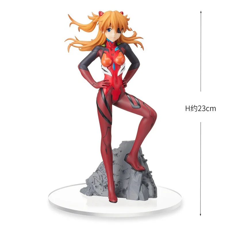 Original NEON GENESIS EVANGELION Anime Figure Asuka Langley Soryu Action Figure Toys for Kids Gift Collectible Model Ornaments images - 6
