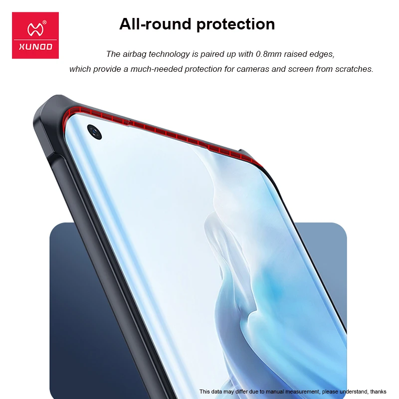 Xundd чехол для Xiaomi 11 Lite 5G противоударный Прозрачный бампер телефона Mi11 NE |
