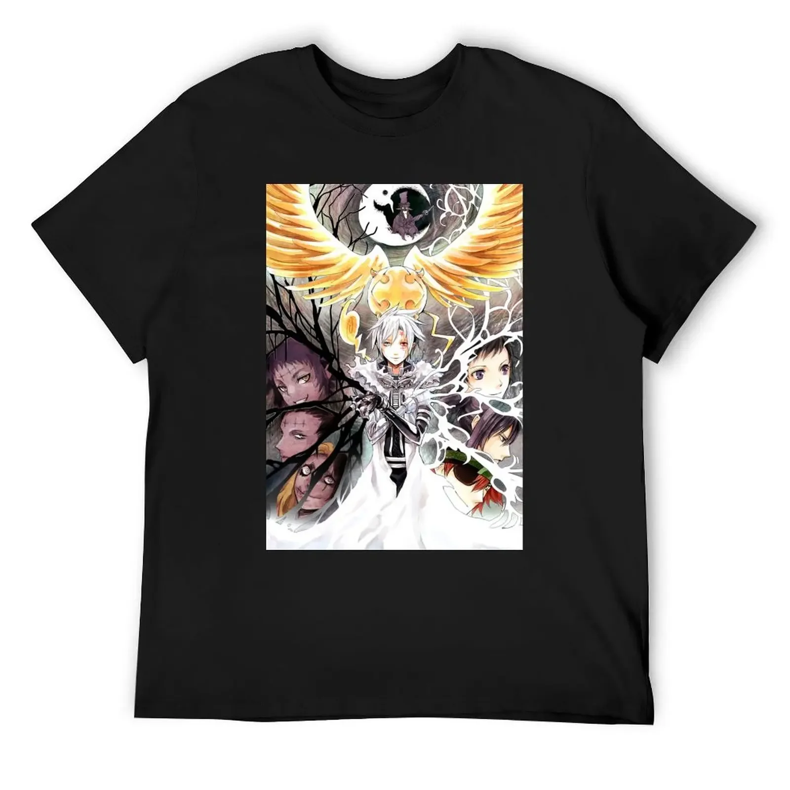 DGM-D.Gray-Man футболка одежда в стиле хиппи мужская кавайная мужские футболки с