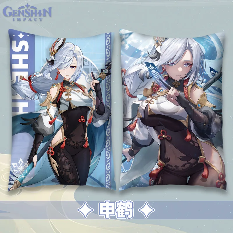 

Наволочка для куклы, двухсторонняя декоративная подушка в стиле аниме с рисунком и окрашиванием, 40 х60 см