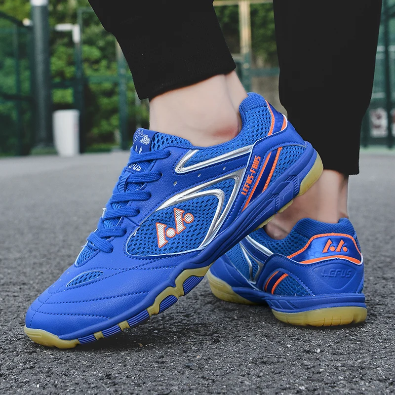 New Professional Mens Table Tennis Shoes Comfortable and Breathable Badminton Size33-45 Sneakers Big Kids Outdoor Training Shoes
