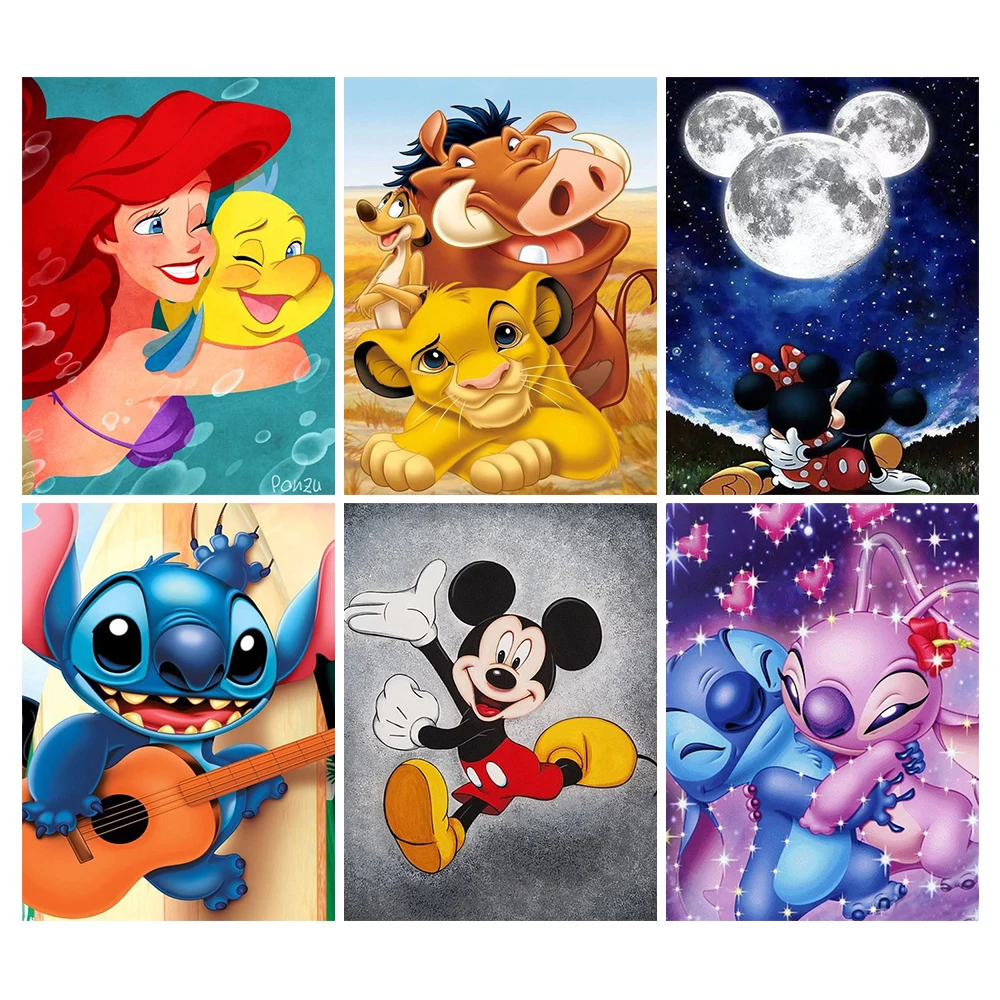 

Набор для алмазной вышивки «сделай сам» из мультфильма «ЛиЛо»