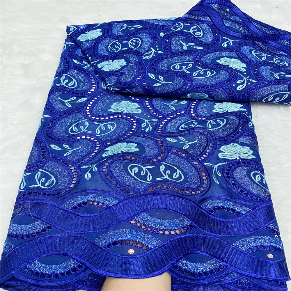 

SJ кружевная африканская кружевная ткань 2022 высококачественное кружево хлопчатобумажная кружевная ткань с камнями швейцарская вуаль кружевное свадебвечерние Платье женское