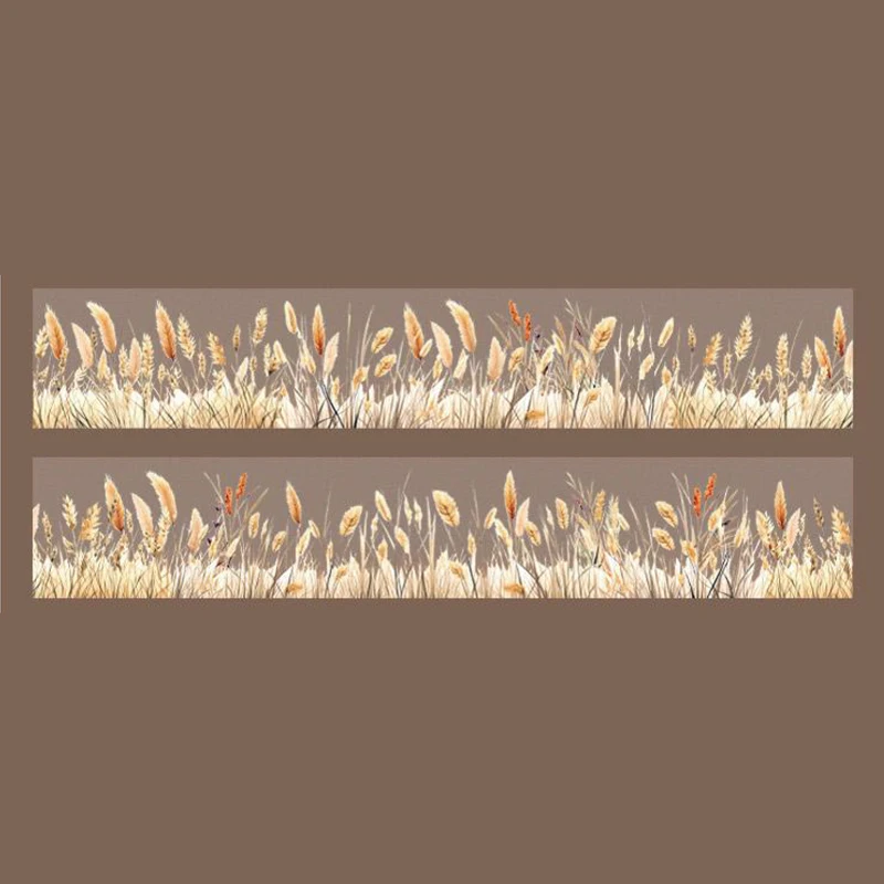 

Бумага Mr., 6 стилей, 200 см/рулон, блестящая ПЭТ-лента, лента для наклеек с цветами и растениями, сделай сам, основа для коллажа ручной работы, материал