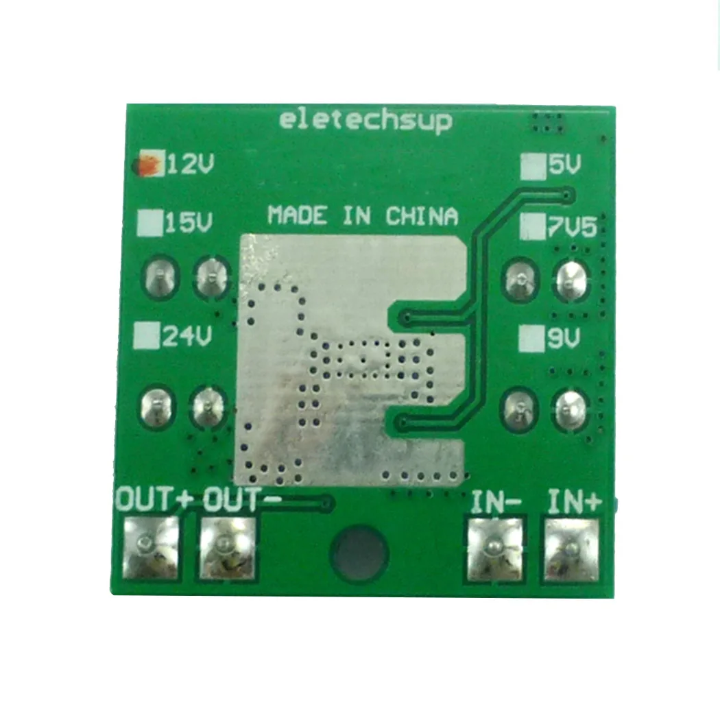 Повышающая плата преобразователя постоянного тока 3 7-18 в до 5 В 6 9 12 15 24 для