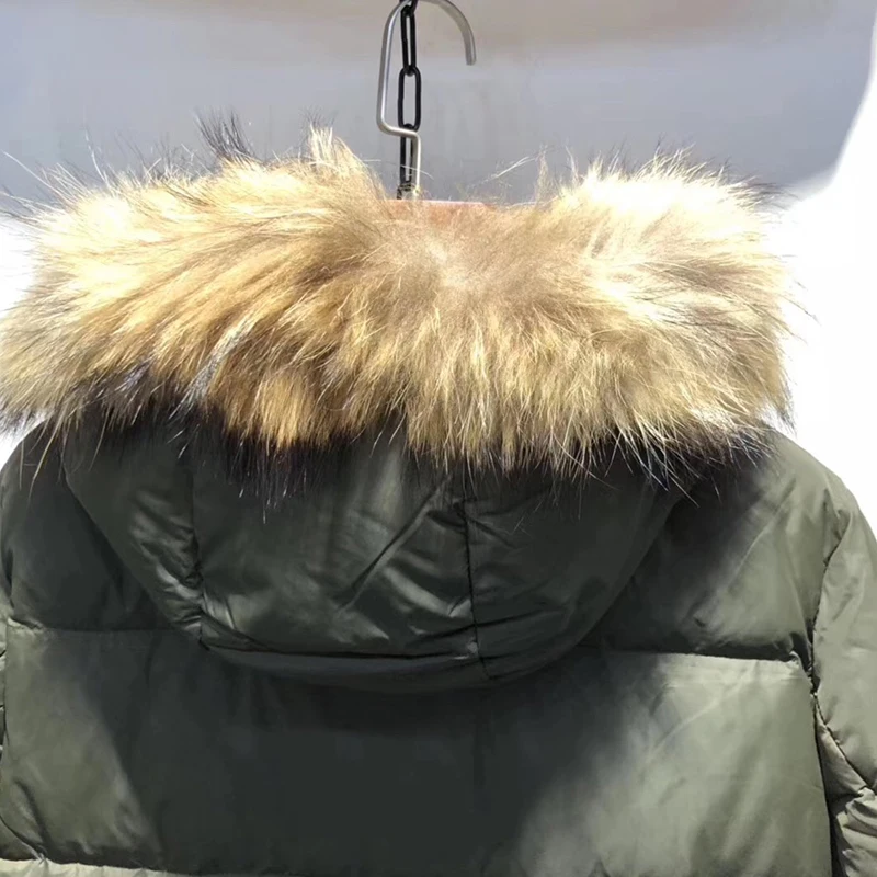 Down jacket men's long winter 2022 new Canadian pie to overcome the tooling lovers big goose coat tide,winter Hooded Jacket