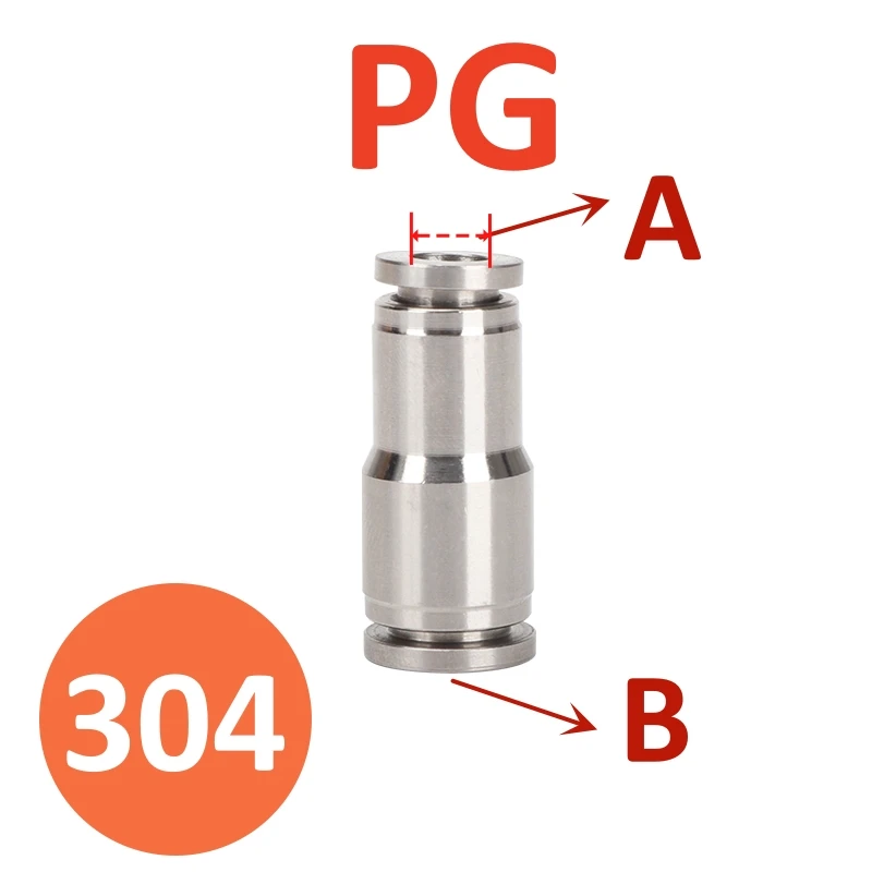 

Пневматические фитинги из нержавеющей стали PG