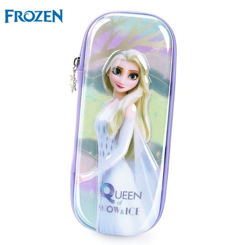 

Большая Портативная сумка для ручек с мультяшным принтом «Холодное сердце», Эльза, София, персонализированная оригинальная школьная коробка для хранения канцелярских принадлежностей