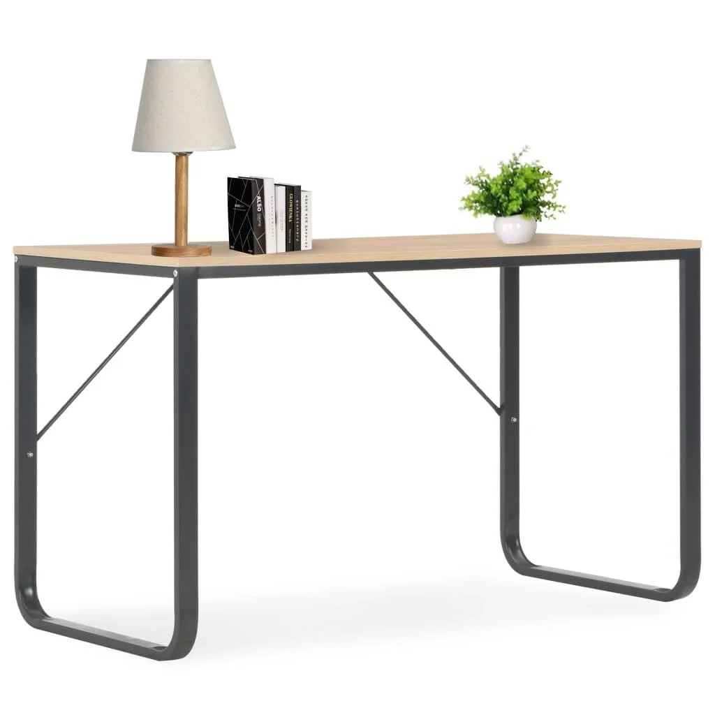 

Компьютерный стол черный и дуб 47,2 "x 23,6" x 28,7"