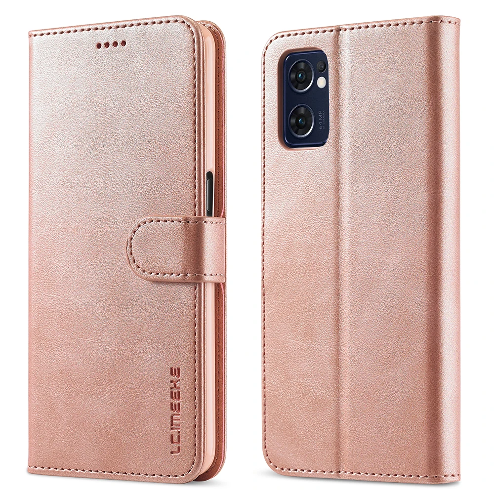 

Кожаный флип-чехол для OPPO Find X5 Lite Realme 9 Pro Plus 9i 8 8i C31 C35 Reno 5 7 7Z