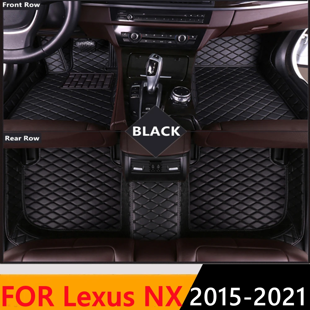 

Sinjayer, водонепроницаемые кожаные Коврики для автомобиля под заказ, передние и задние напольные коврики, автозапчасти, коврик для серии LEXUS NX ...