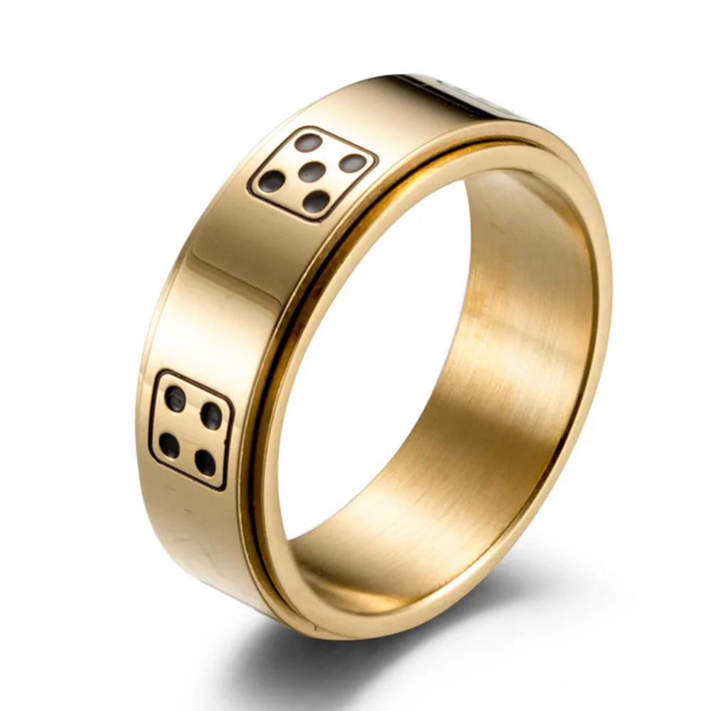 Кольца для сравнения с позолоченными точками |