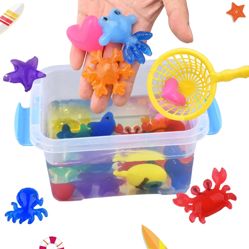 

Hot Magic Water Baby Toy Ocean Mold Water Elf Handmade Diy Material Children Puzzle Handmade Children Toy Set Baby Gift