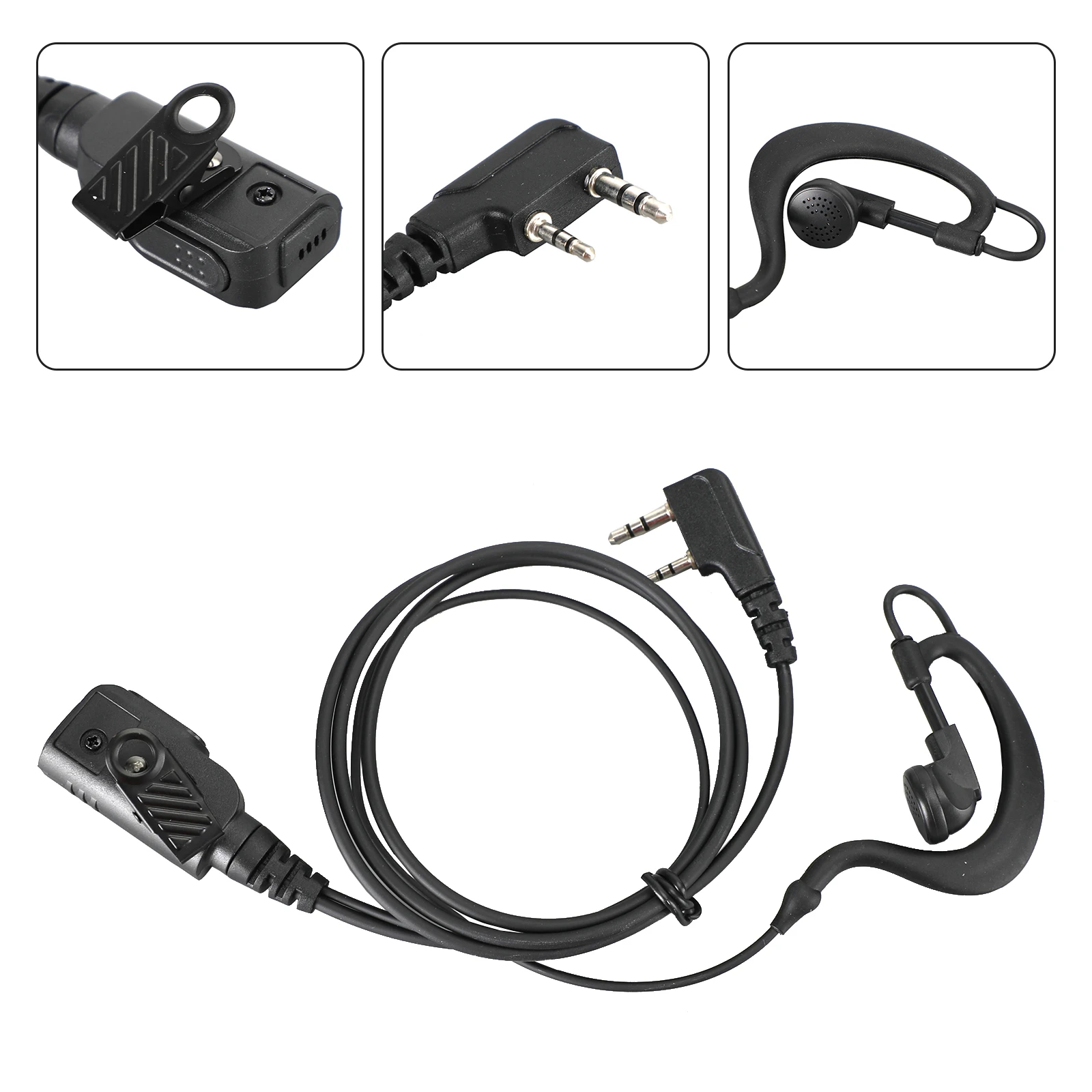 

Artudatech гарнитура овальная PTT в одной рации для Kenwood TK-208 TK-220 TK-240