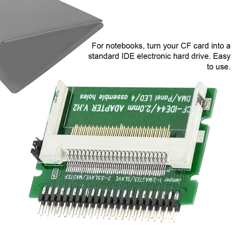 

Компактная флеш-карта памяти Cf для ноутбука, 2,5 дюйма, 44 контакта, адаптер Ide для жесткого диска, электроника, преобразование дисков