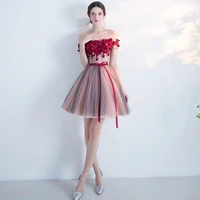 beautiful homecoming dress 2022 a line short mini lace red applique tiered cocktail dress with sashes vestidos de graduacion