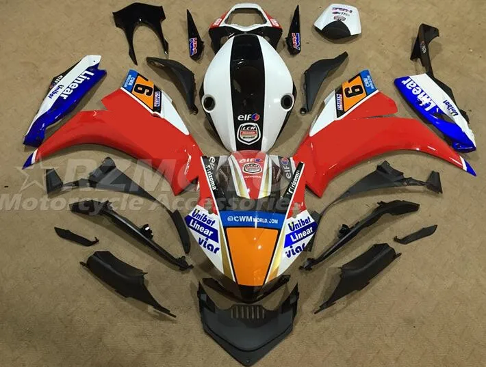 

Новый комплект обтекателей для мотоцикла ABS, подходит для HONDA CBR1000RR 2012 2013 2014 2015 2016 12 13 14 15 16, кузов красного цвета на заказ