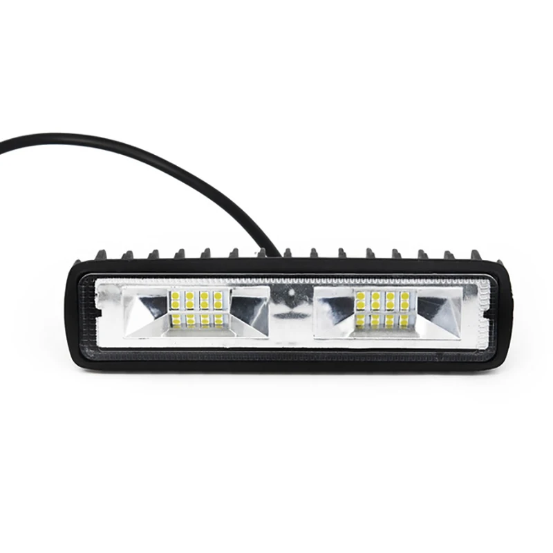 

1/2Pcs 24led Retrofit Lamp 6inch LED Flat Work Light Spot Beam Bar Car SUV LED OffRoad Driving Fog Lamps 6 inch /14.5x3.5x3.5cm