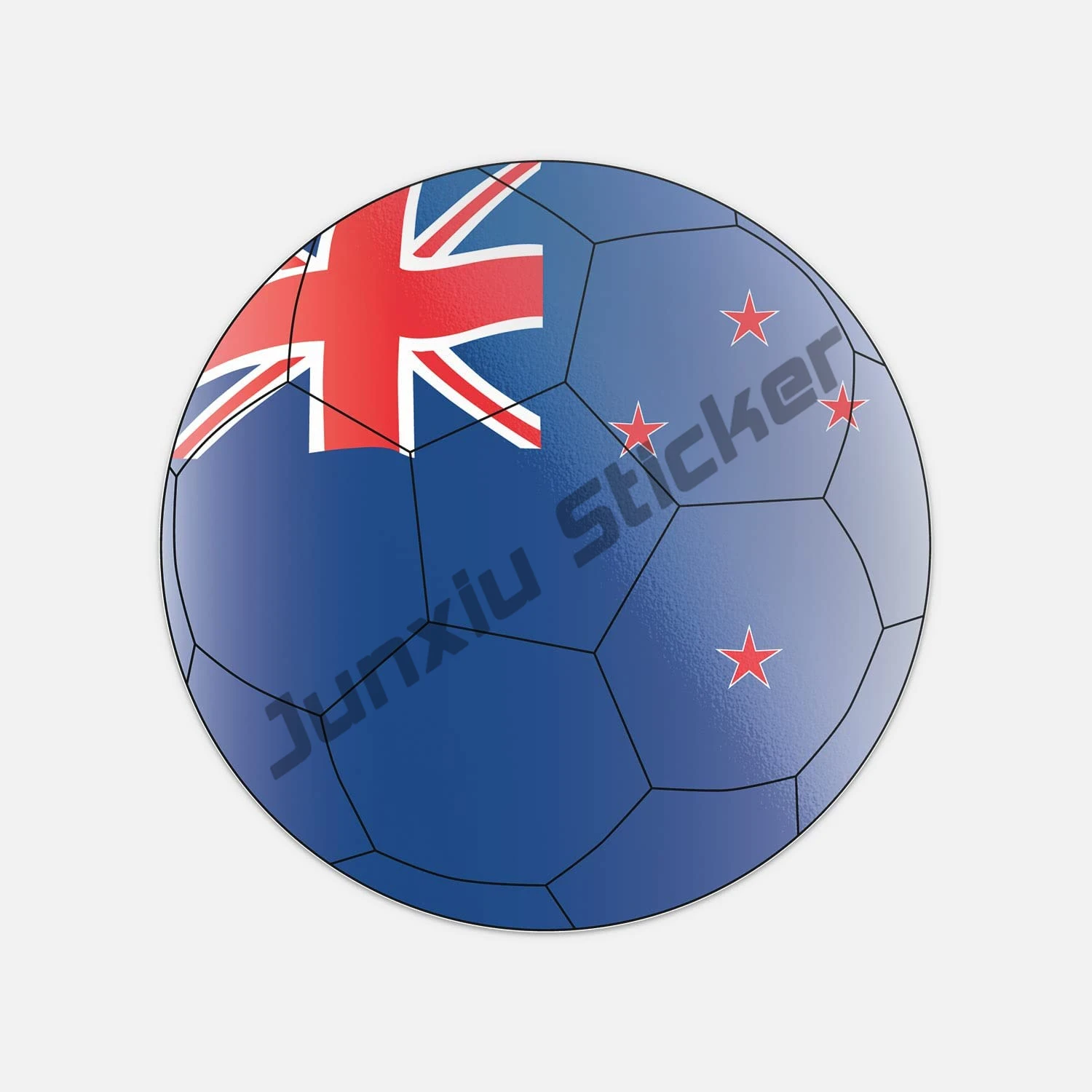

New ZealandFootball Flag Football Sport Bumper Decal Vinyl Sticker Funny New Zealand Sticker for Car and Motos Notebooks