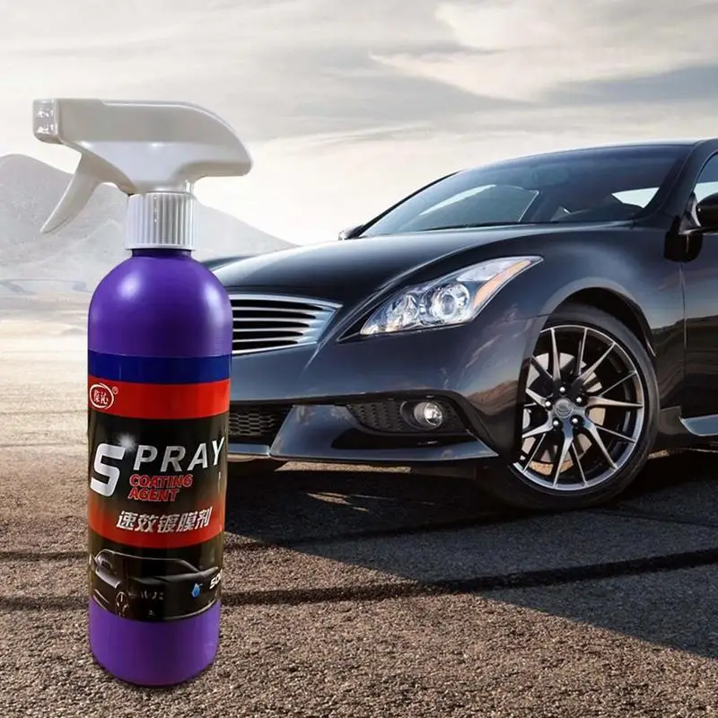 

500ml Car Spray Coating Agent Paint Care Detailing Product Liquid Spray Waterless Polish Wax Film Protection For Car Accessories