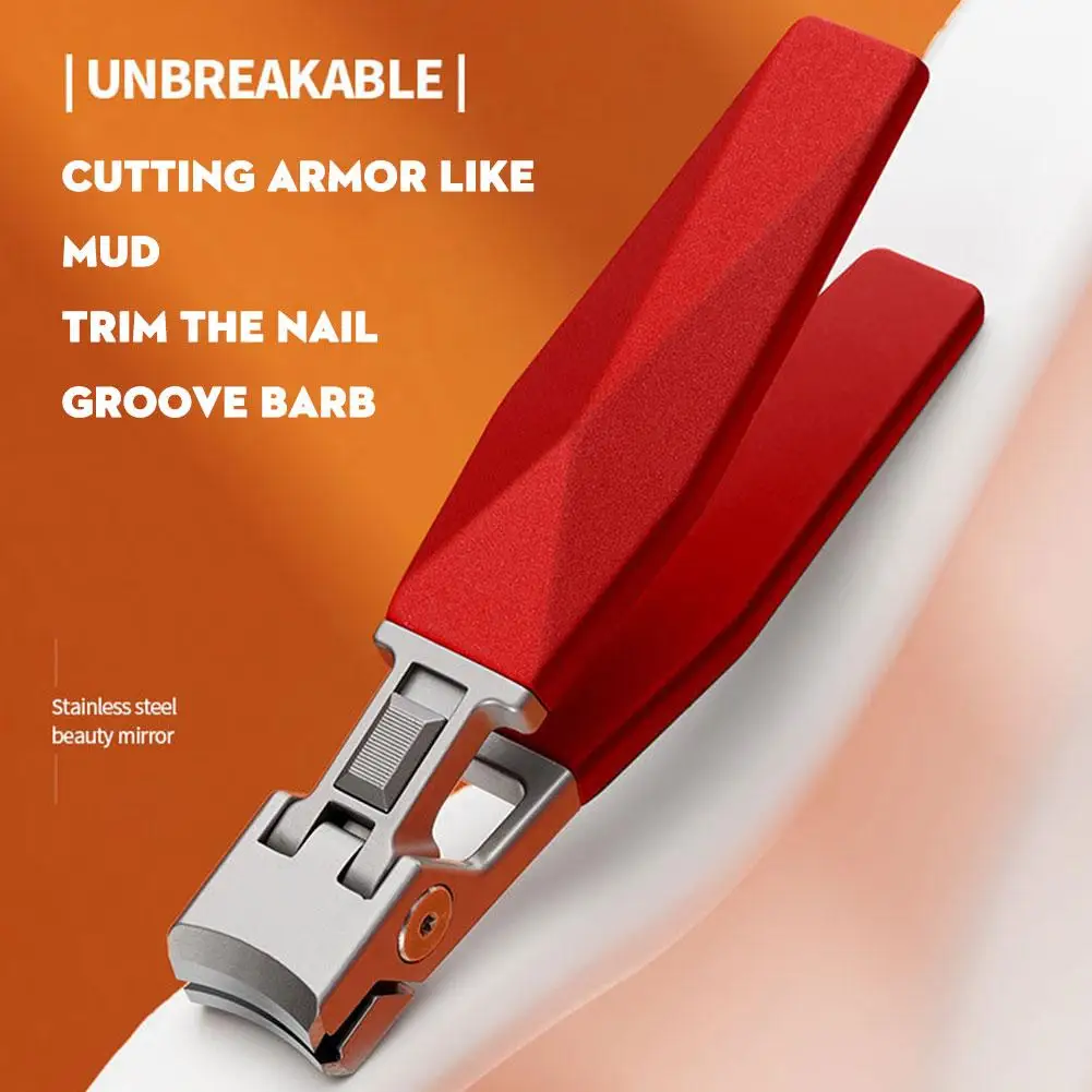 Широкое отверстие для ногтей с защитой от брызг толстые ногти очиститель сделай