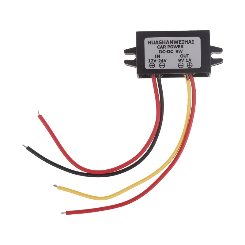Встроенный преобразователь питания DC24-12V в 5V/9V автомобильный кабель-адаптер для