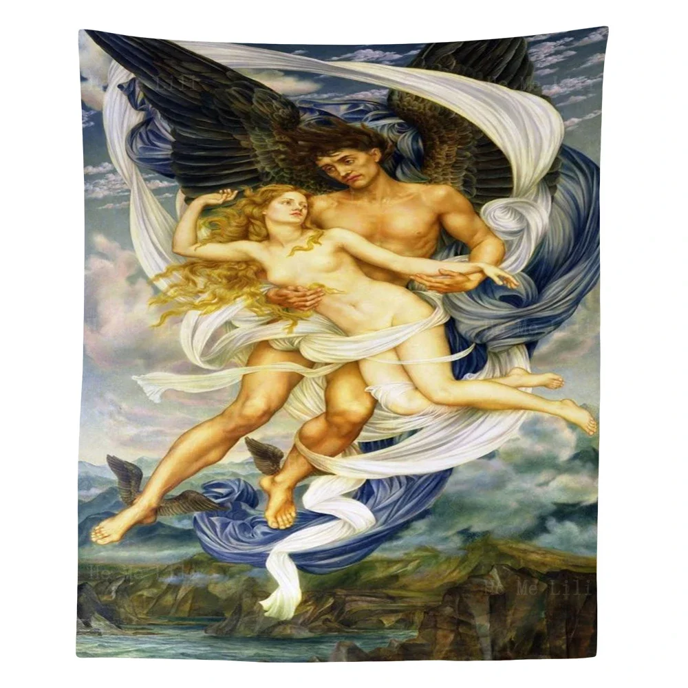 Boreas And Oreithyia Леди Шарлотта Сказочная Девушка Портрет Данады Холдинг Чайник