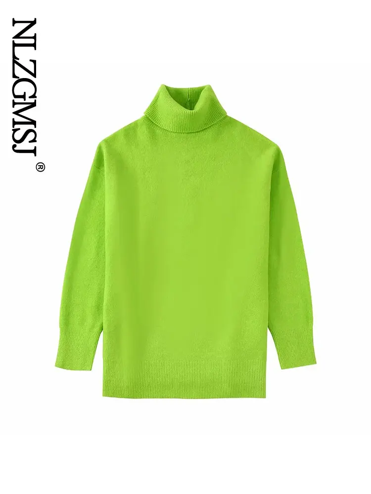 

Nlzgmsj вязаные свитера 2022 Весна Высокое качество теплые водолазки свитер унисекс оверсайз хип-хоп пуловеры