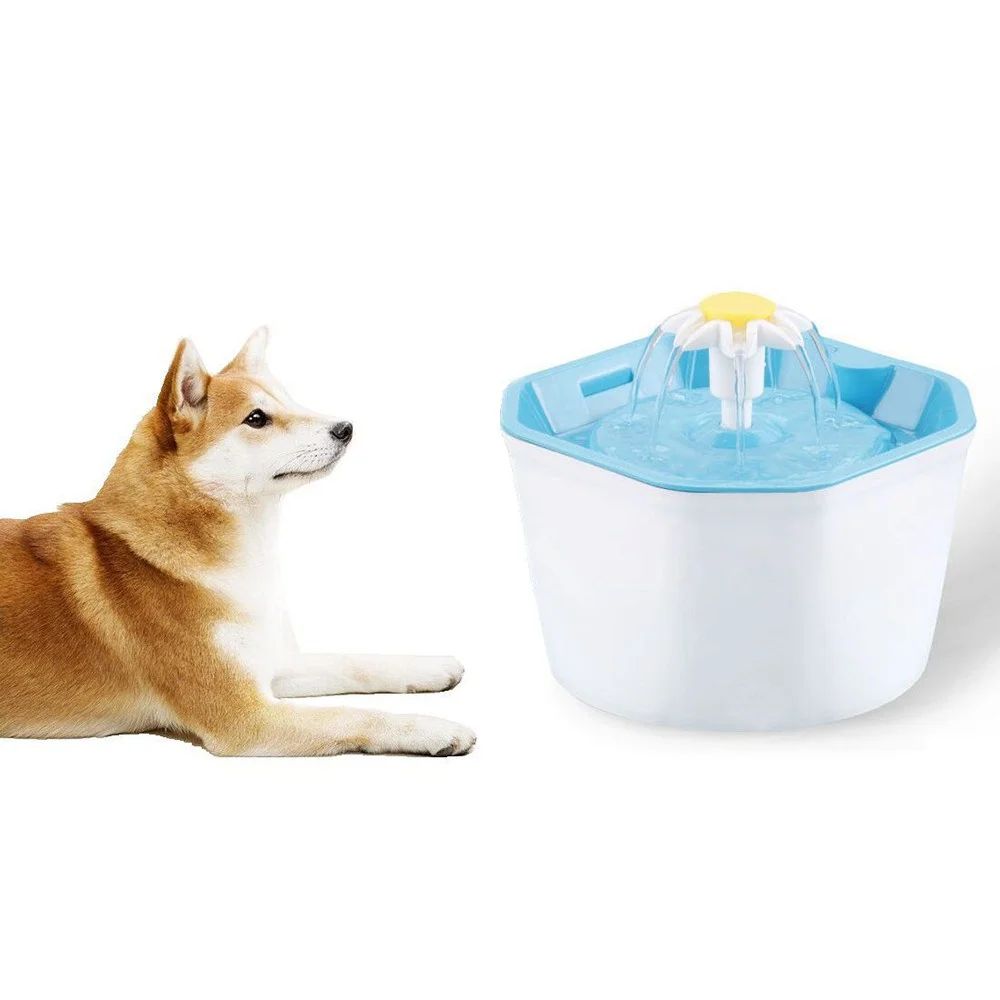 

1.6L Automatic Pet Water Fountain Silent Drinking Electric Water Dispenser Feeder Bowl for Cats Dogs Multiple Pets